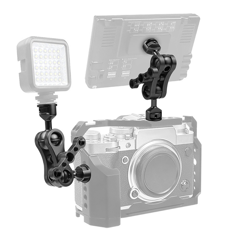 Khớp Nối Đầu Bi 1 / 4 3 / 8 Màu Đen Chuyên Dụng Cho Giá Đỡ Máy Ảnh