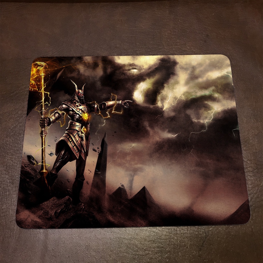 Lót chuột máy tính League of Legends NASUS - Mẫu 1 Mousepad cao su êm ái, nhận in theo yêu cầu