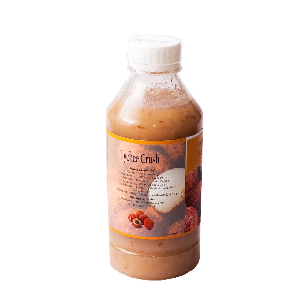 Sinh tố berrino hương vị trái cây Bếp của mẹ Onici hương vải chai 1000ml