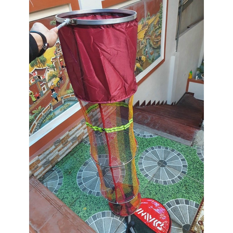 giỏ đựng cá daiwa 7 màu size miệng 33cm chất 45g6