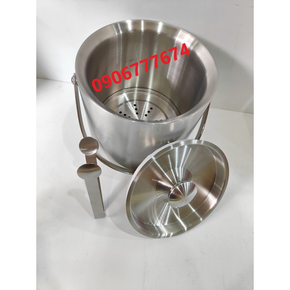 Xô cách nhiệt đựng đá inox 304
