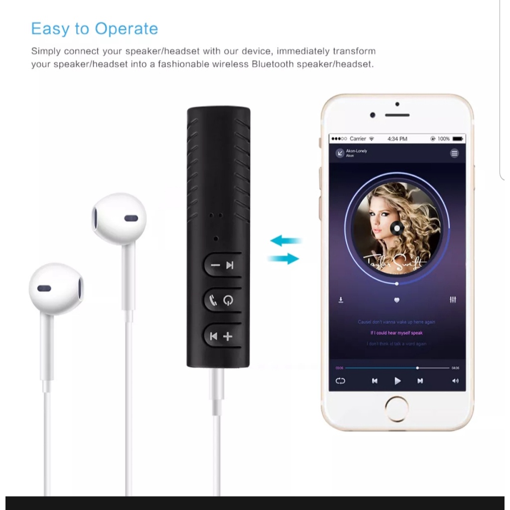 Thiết bị nhận tín hiệu âm thanh bluetooth cho xe hơi - Phụ kiện công nghệ 88