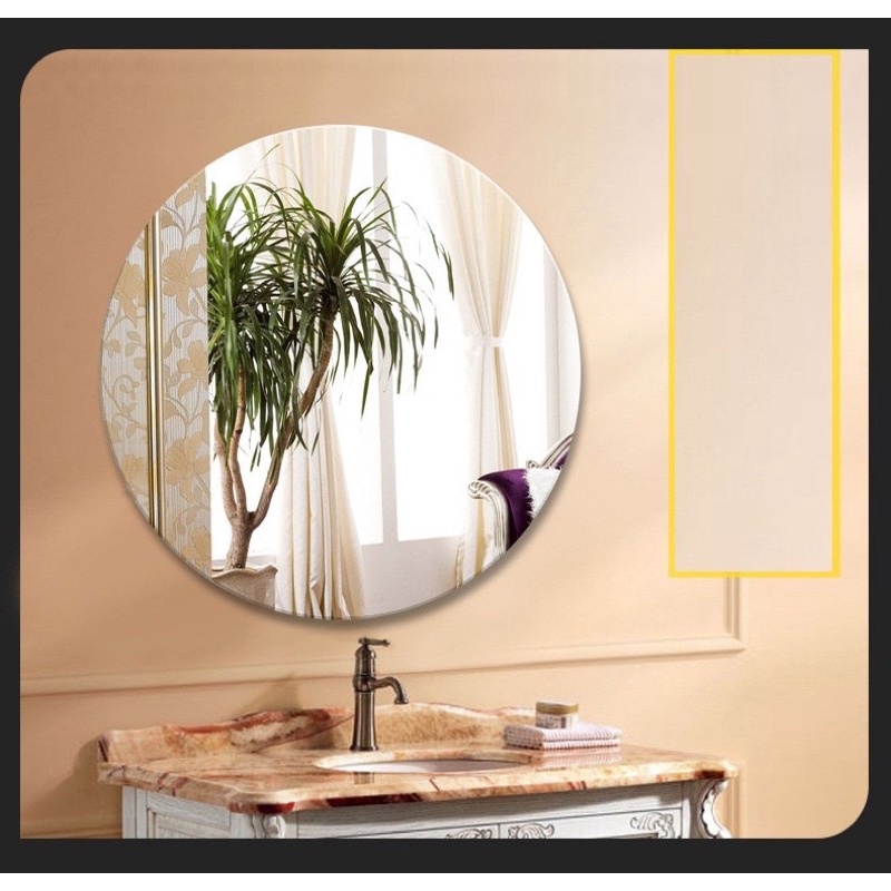 Gương tròn, gương đèn led trang điểm, gương nhà tắm