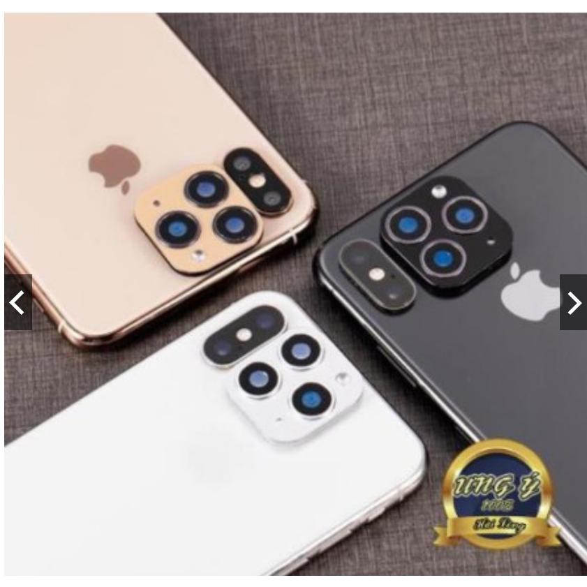 MIẾNG DÁN ĐỘ CAMERA NỔI LÊN 11 PRO MAX CHO IPHONE X XS XS MAX THẦN THÁNH- DÁN GIẢ 11