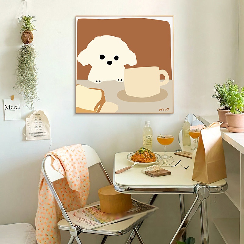 Tranh Treo Tường Hình Động Vật Màu Sắc Ấm Áp Trang Trí Nhà Cửa