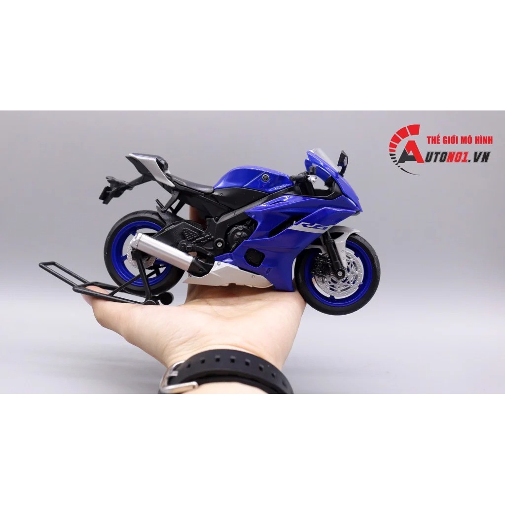 MÔ HÌNH XE YAMAHA YZF R6 2020 BLUE 1:12 WELLY 7492