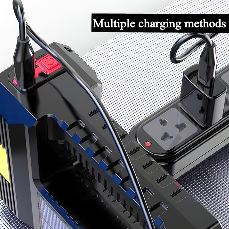 Đèn LED Năng Lượng Mặt Trời Chống Thấm Nước Đa Năng Kèm Sạc USB Tiện Dụng Cho Hoạt Động Ngoài Trời