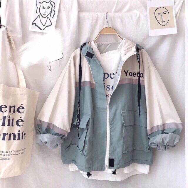 Áo khoác kaki nam nữ Y- ảnh thật - atshoppee