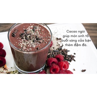Cacao ngòi - Cocoa nibs (Bản Cacao) Nhân hạt cacao rang
