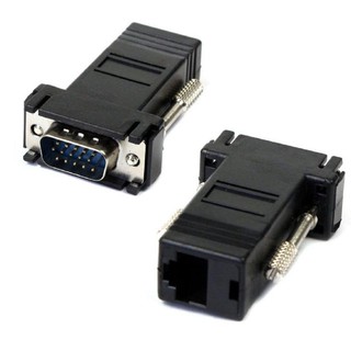 Bộ chuyển đổi kéo dài VGA to LAN - 30M Cat-5e/6e
