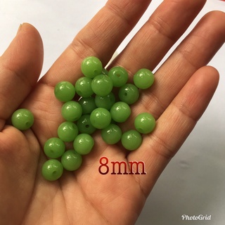 🌺Hạt đá màu trơn size 8-10mm