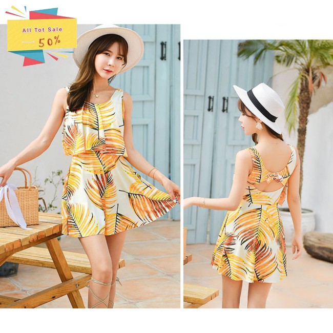 Đồ Bơi Một Mảnh Cổ Yếm In Họa Tiết Quyến Rũ Dành Cho Nữ | BigBuy360 - bigbuy360.vn