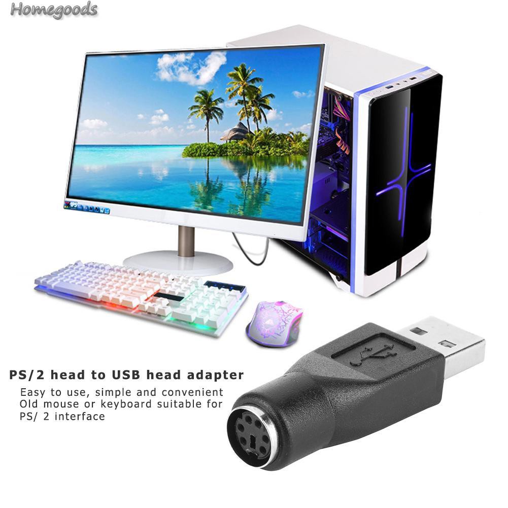 2pcs Ps / 2 Female To Usb Male Adapter Adapter Cho Pc-Ready