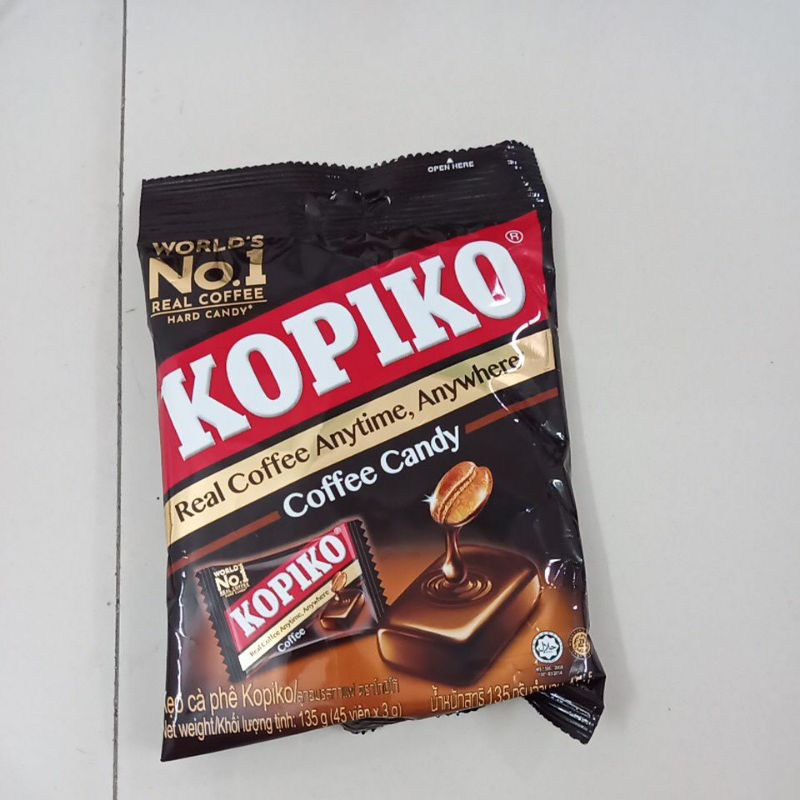 Keo coffee kopico cứng gói 135g 45 viên.