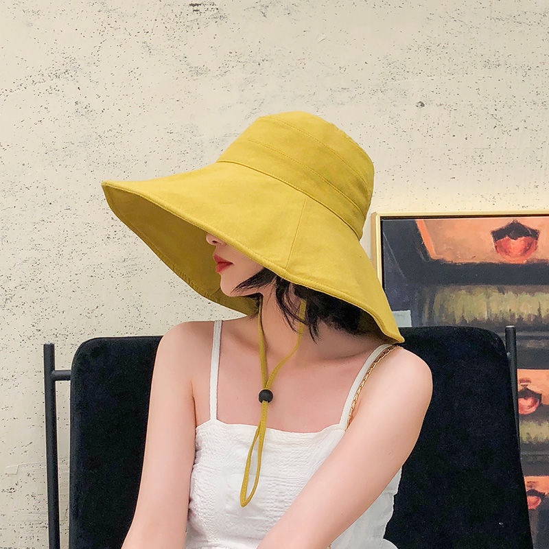 Nón Bucket Nữ / Nón Rộng Vành Nữ / Nón Tai Bèo Vành Rộng 15CM Chống Tia UV Thời Trang Mùa Hè Cho Nữ