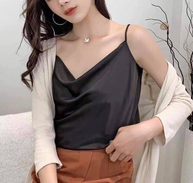 ÁO 2S LỤA CỔ ĐỔ HIT HOT