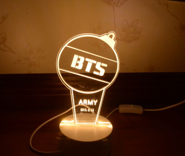 [BTS] ĐÈN NGỦ LED BTS, BT21 3 MỨC ĐỘ