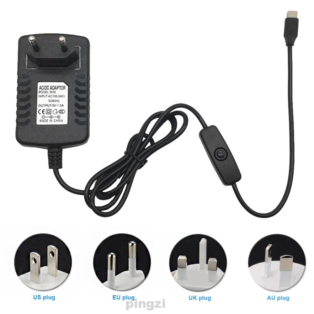 5V3A Overload Protection Type C Universal With Switch For Raspberry Pi 4 | BigBuy360 - bigbuy360.vn