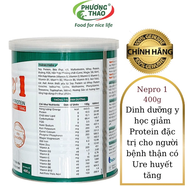 Sữa Nepro 1 400g (dành cho người bệnh thận) Date 2023