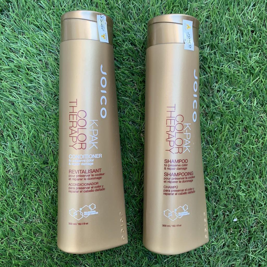 Dầu gội xả dưỡng màu tóc nhuộm JOICO K-PAK COLOR THERAPY 300ml x2 ( New 2020)