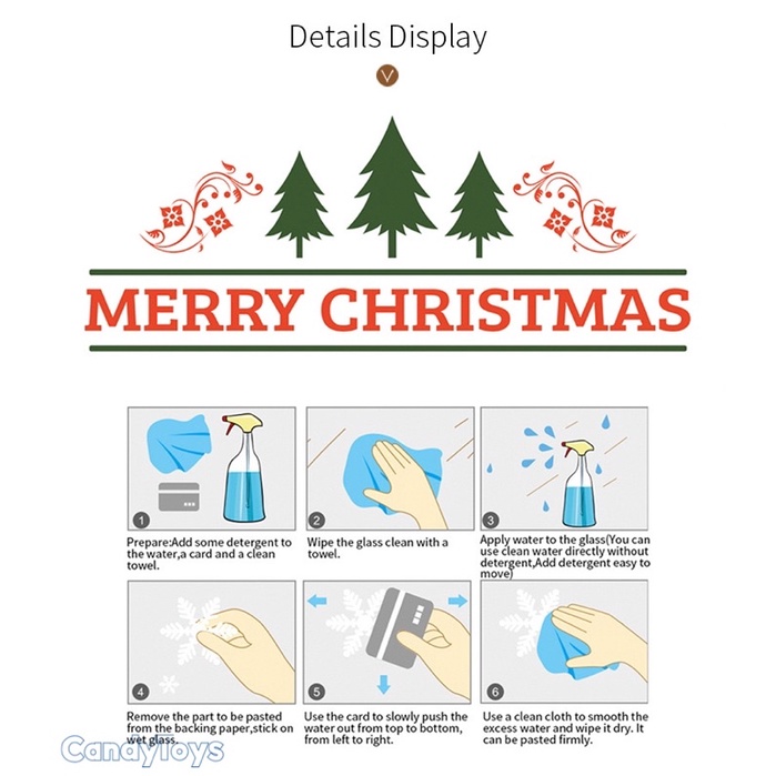 DECAL DÁN KÍNH CỬA SỔ TRANG TRÍ NOEL/ GIÁNG SINH