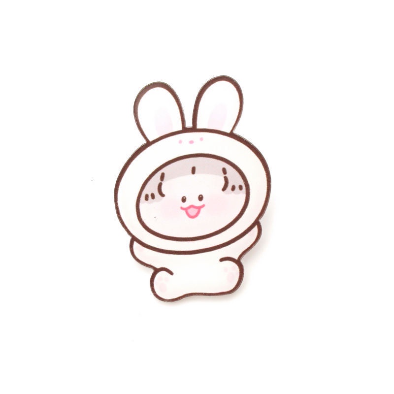Phụ kiện stickers pin cài áo trang trí cute túi xách ba lô cặp đi học đi chơi ST01