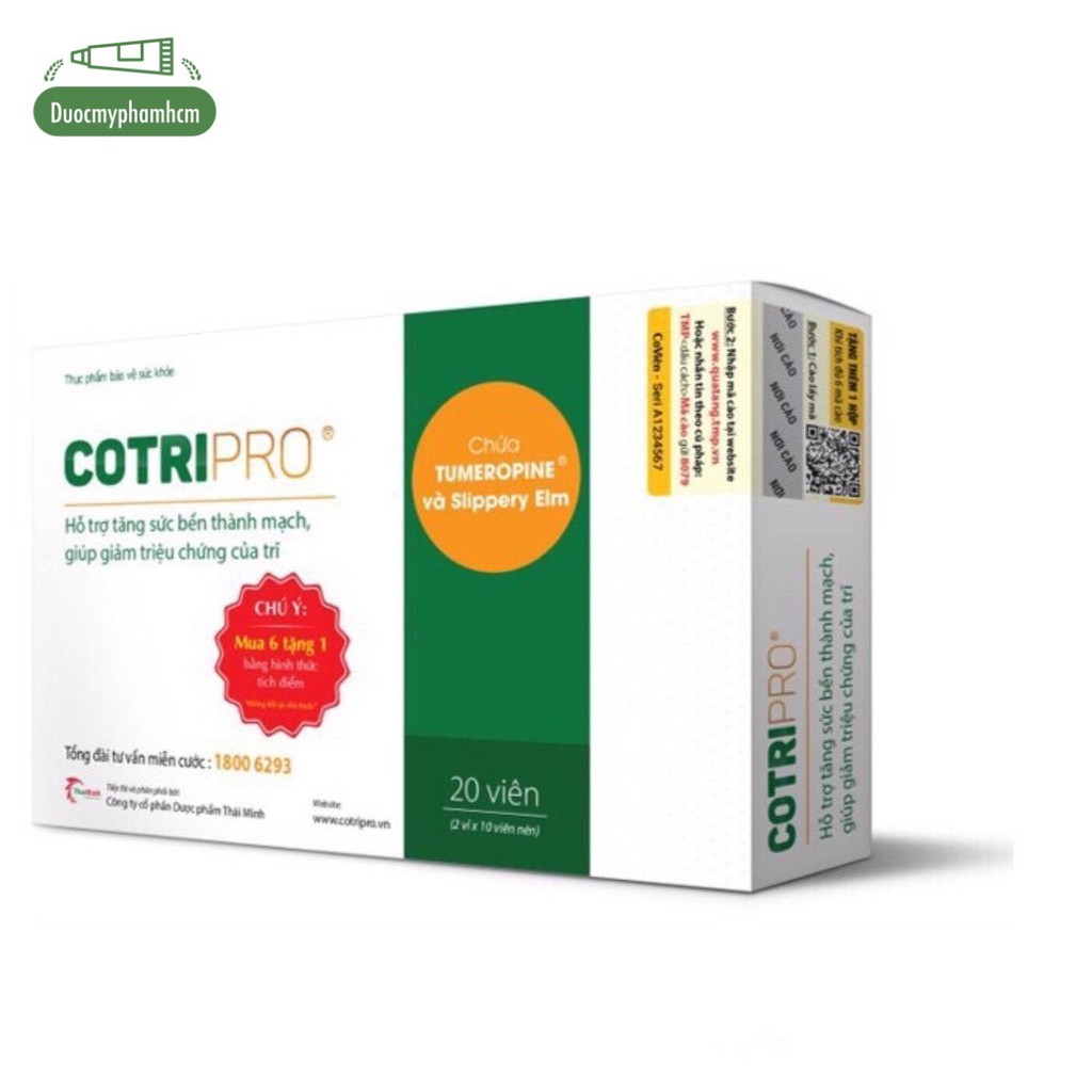 Cotripro - Viên Uống Hỗ Trợ Bệnh Trĩ