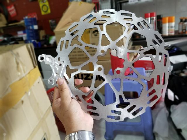 Combo Đĩa trước Zox lớn + Pass Nhôm CNC cho Axelo như zin