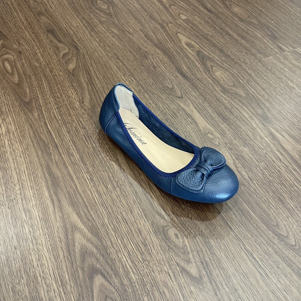 [shop giay minh thu] Buppe da thật nơ tai chuột MT09