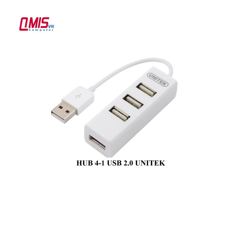 BỘ CHIA CỔNG USB 1 RA 4 - HUB 4 PORT USB UNITEK CHÍNH HÃNG