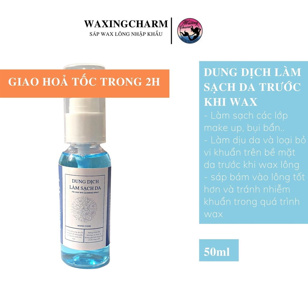 Dung dịch làm sạch da trước khi wax lông Alpine Bluebell Jax Wax Chính Hãng