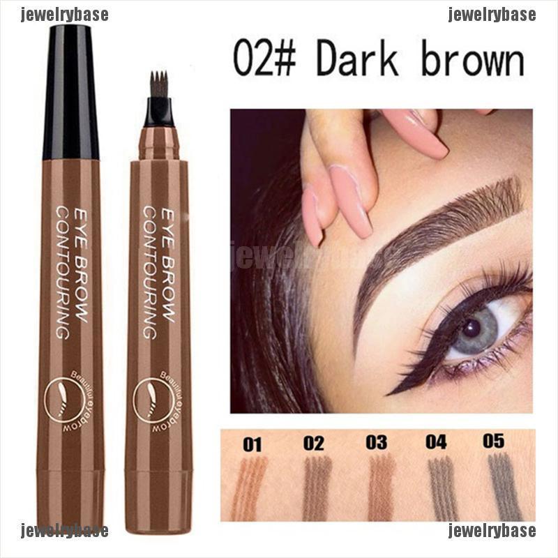 (hàng Mới Về) Bút Kẻ Lông Mày Dạng Lỏng Chống Thấm Nước Thiết Kế Đầu Nĩa Tiện Dụng | BigBuy360 - bigbuy360.vn