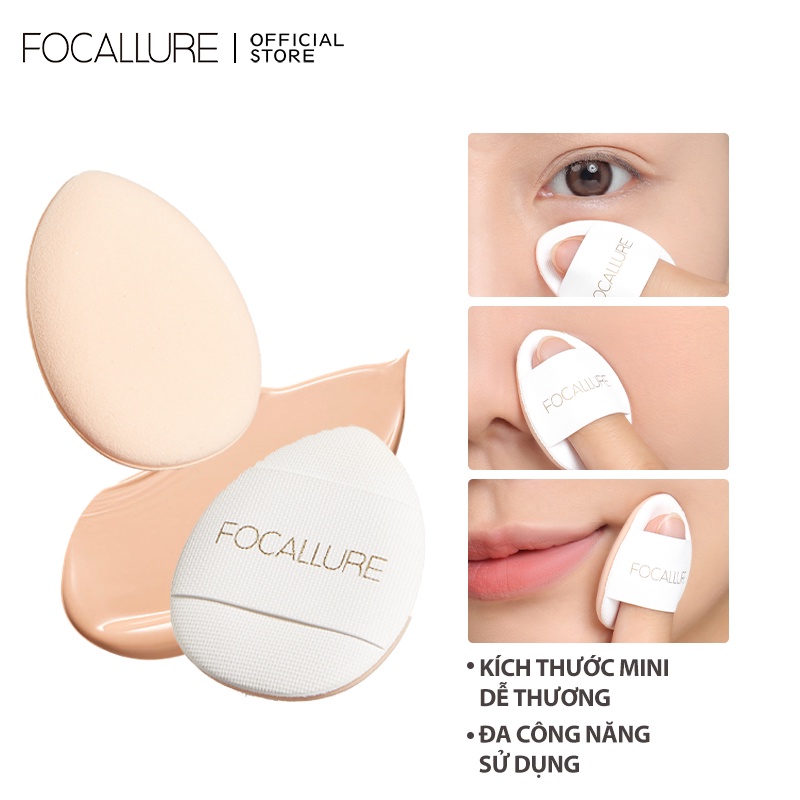 Mút Trang Điểm Mini Mềm Mại Đeo Ngón Tay Focallure