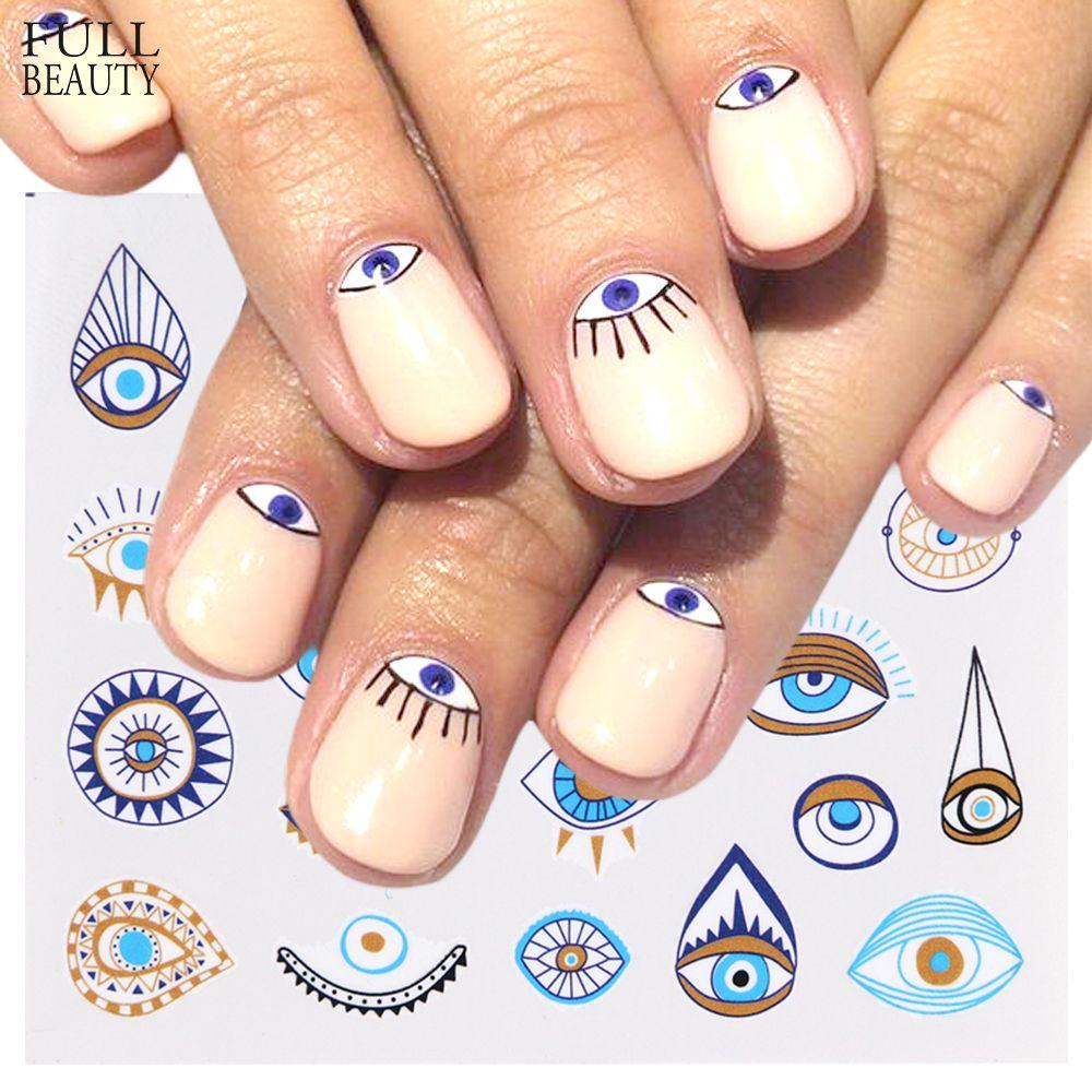 1 Tờ Nhãn Dán Trang Trí Móng Tay Nghệ Thuật