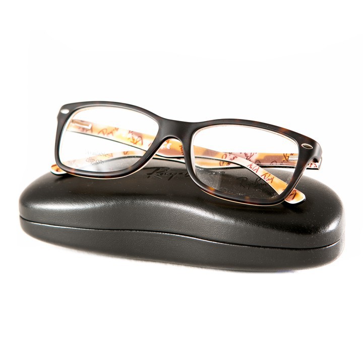 RB5228F 5409-Gọng kính nam nữ thời trang Rayban chính hãng, thiết kế dễ đeo bảo vệ mắt
