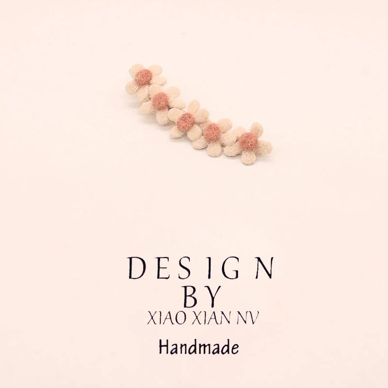 KẸP TÓC HÌNH HOA NHỎ DỄ THƯƠNG ĐƠN GIẢN PHONG CÁCH HÀN QUỐC CHO NỮ