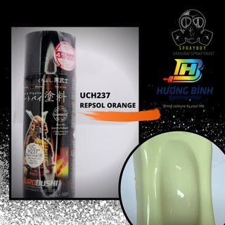 Sơn xịt Samurai màu Nền Cam Repsol - UCH237 (400ml)
