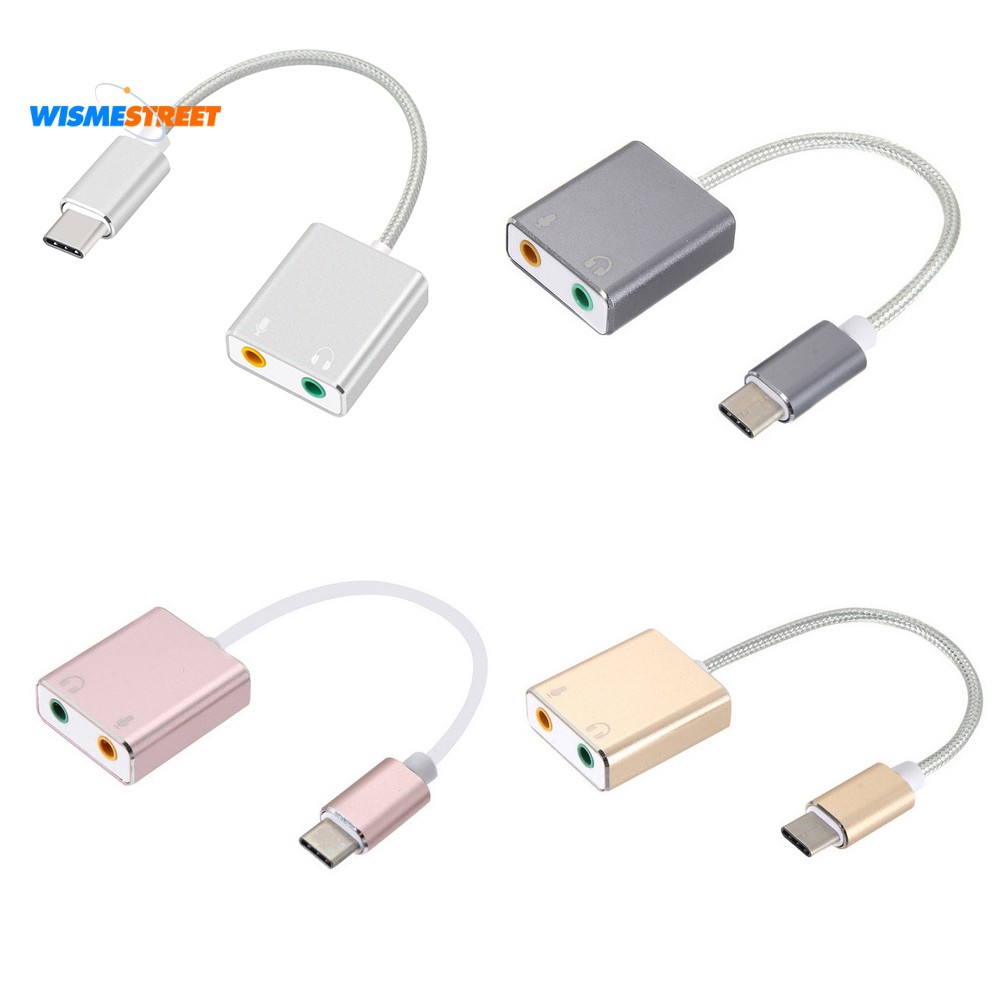 Cáp chuyển đổi 7.1 Type C USB cho Macbook Pro Air 3.5mm