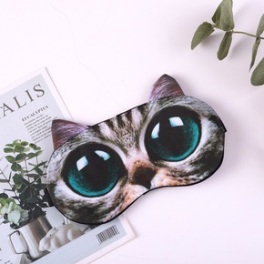 Bịt mắt ngủ massage thư giãn mắt, giảm thâm quầng vải Cotton không xù ngộ nghĩnh dễ thương MUNTECH BM01