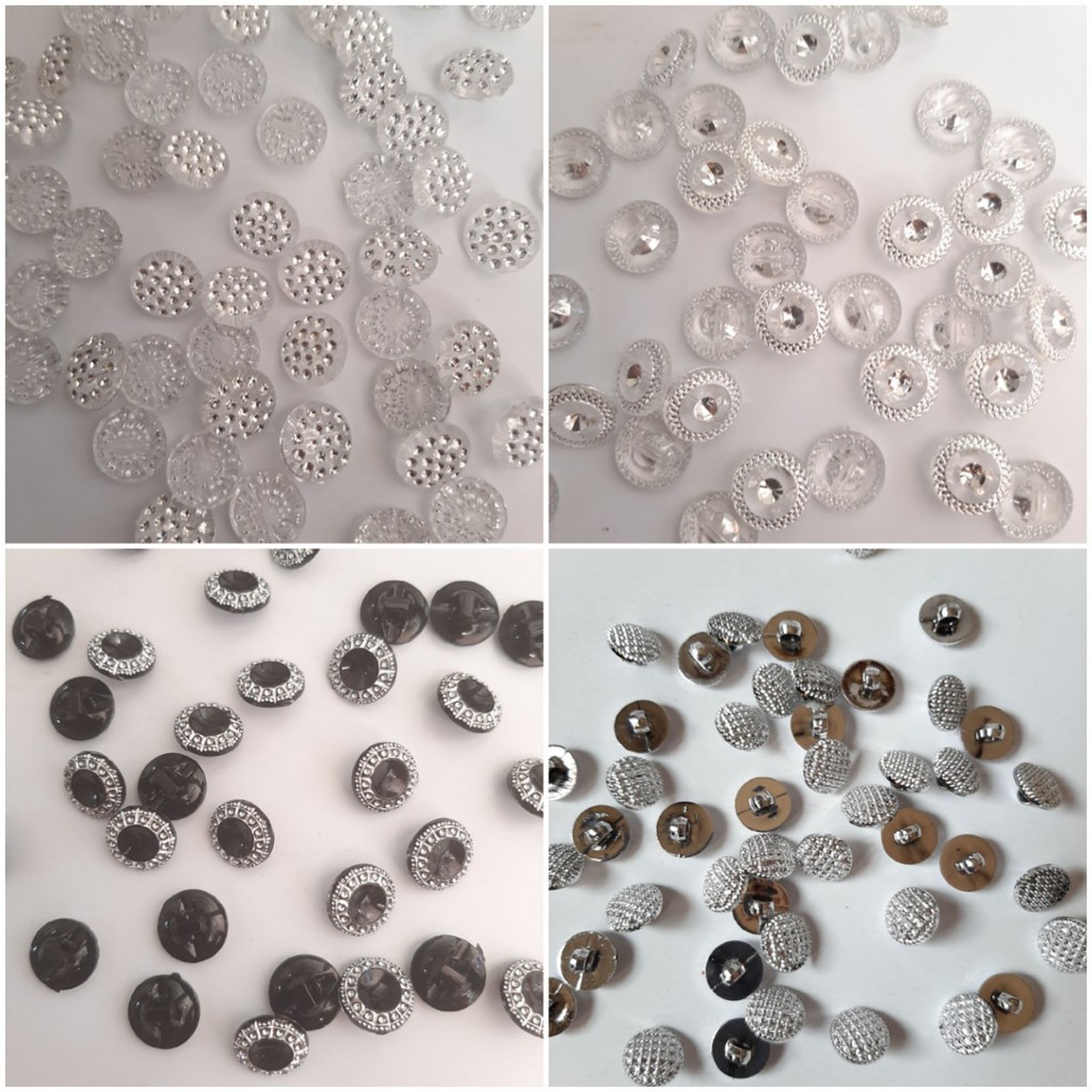 Set 10 nút áo nhựa 1,2cm
