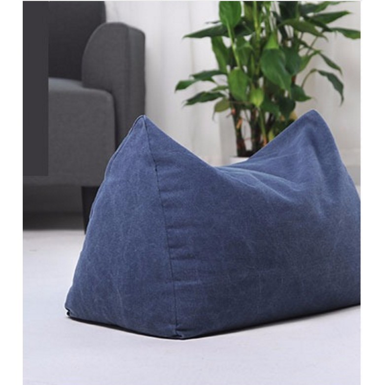 ♞Đôn tam giác hạt xốp mini, chất liệu mền mại, thoáng mát, Dùng beanbag để gác chân, tựa lưng, gối đầu,thiết kế Ko