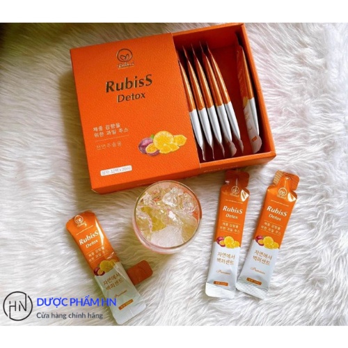 Giảm cân Rubiss detox nước dứa chanh leo, giảm mỡ, giảm vòng 2 cấp tốc, duocphamhn92
