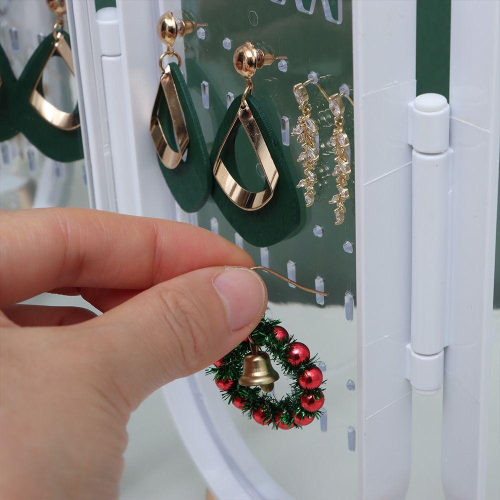 Giá Đỡ Trưng Bày Bông Tai 4 Cửa Cỡ Lớn Có Thể Gấp Gọn Tiện Dụng