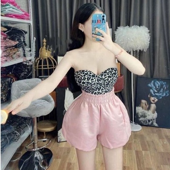 Quần short lưng thun ống rộng cạp cao có 2 túi vải đẹp ❤_UN9
