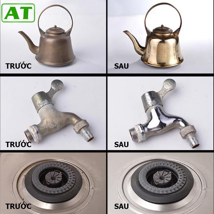 Kem Đánh Bóng Kim Loại Inox Đồng Autosol Metal Polish 100g và 50g