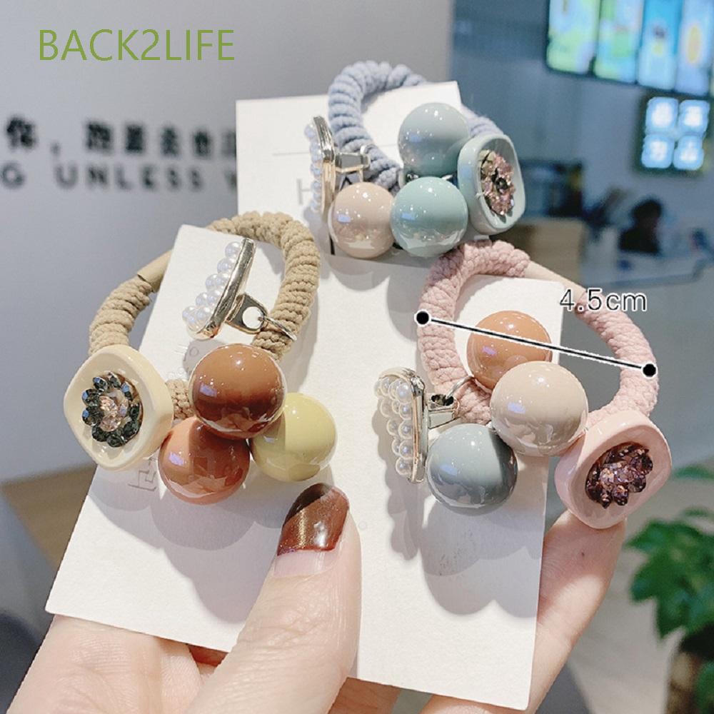 Dây Buộc Tóc Đính Ngọc Trai Thời Trang Cho Nữ