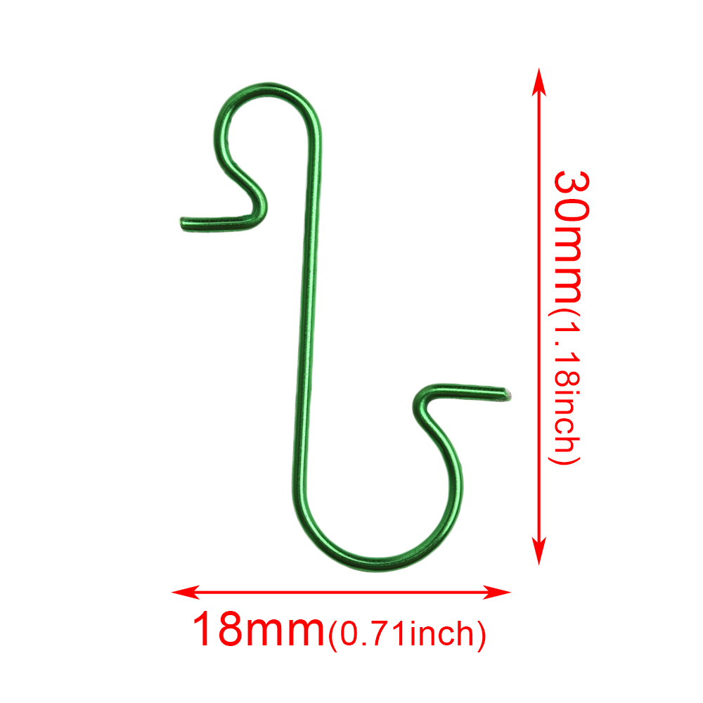 Set 10 Giá Đỡ Móc Treo Đồ Bằng Thép Không Gỉ Màu Vàng / Bạc Tiện Dụng Trang Trí Cây Thông Noel