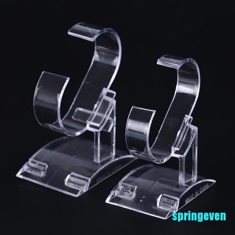 [springeven] Giá Đỡ Trưng Bày Đồng Hồ Bằng Nhựa Trong Suốt