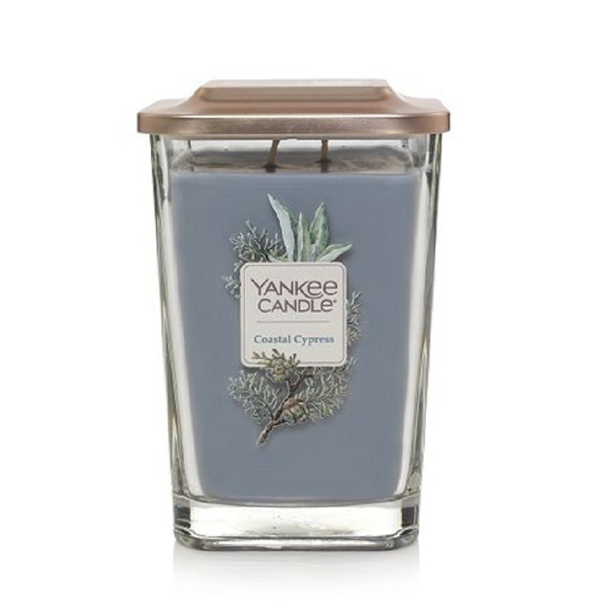 Nến thơm ly vuông Elevation Coastal Cypress Yankee Candle YAN3120 (Size L 553g)