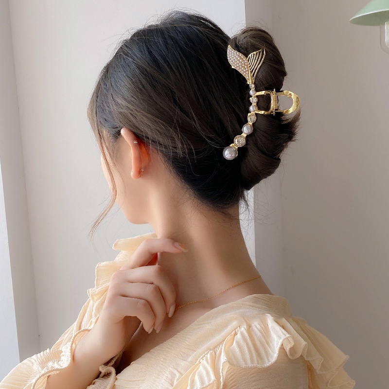 Kẹp Tóc Kim Loại Tinh Tế Thời Trang Hàn Quốc Cho Nữ